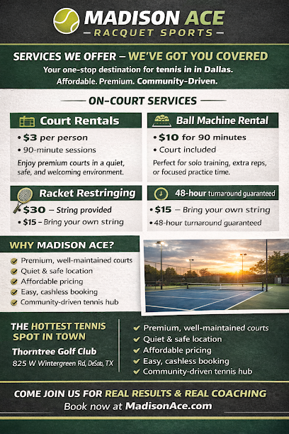 Madison Ace Racquet Sports