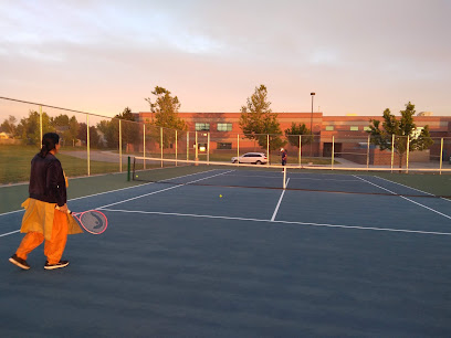 Les Bois Junior high school tennis courts