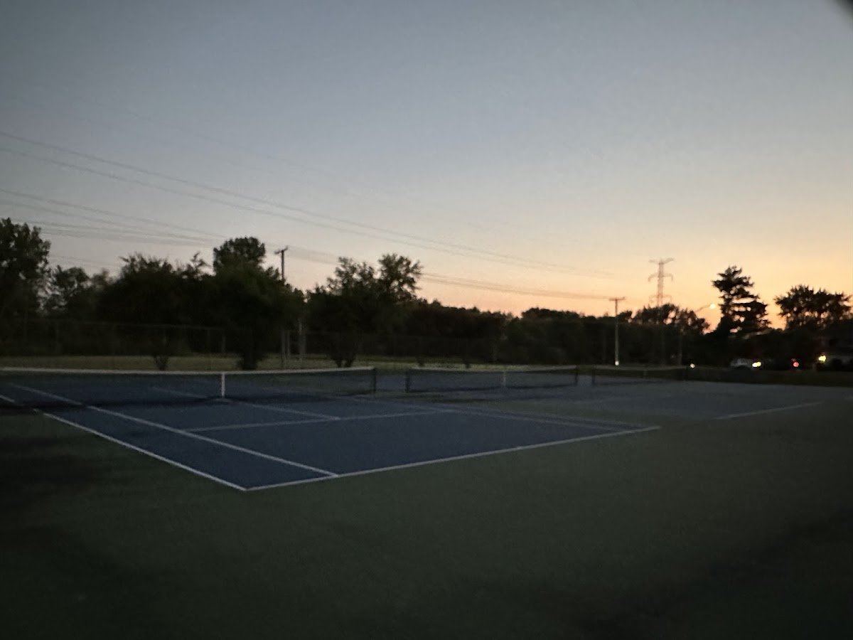 Tennis courts at Wildwood Park