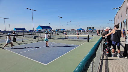 Pickleball center court